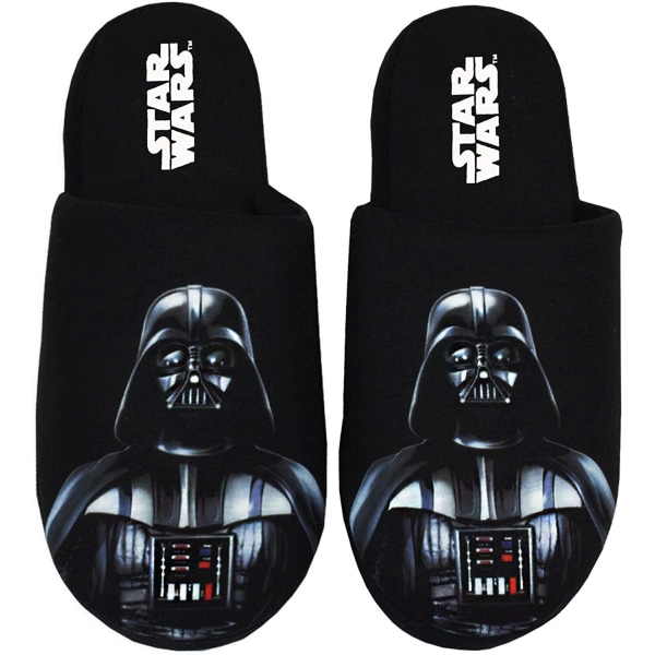 Star Wars Mens Dark Side Darth Vader Tofflor 11 UK-12 UK Svart Black 11 UK-12 UK