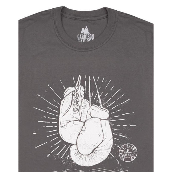 Peaky Blinders Mens Boxing Club Shelby Brothers T-Shirt M Grå Grey M
