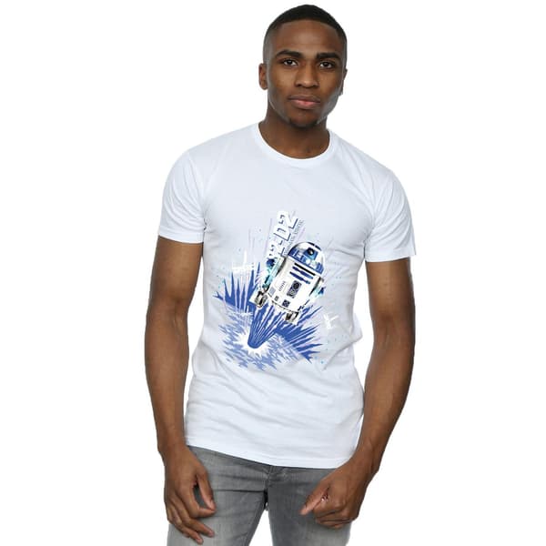 Star Wars Herr R2-D2 Blast Off T-Shirt S Vit White S