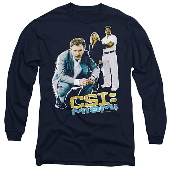 CSI: Miami Unisex Vuxen In Perspective T-Shirt L Marinblå Navy L