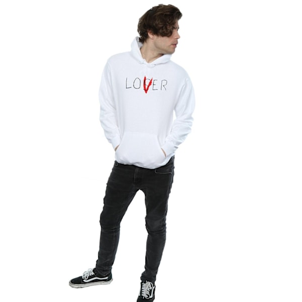 It Mens Loser Lover Hoodie 3XL Vit White 3XL