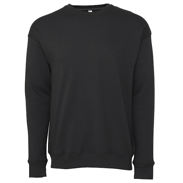 Bella + Canvas Unisex Vuxen Fleece Drop Shoulder Sweatshirt M D DTG Dark Grey M