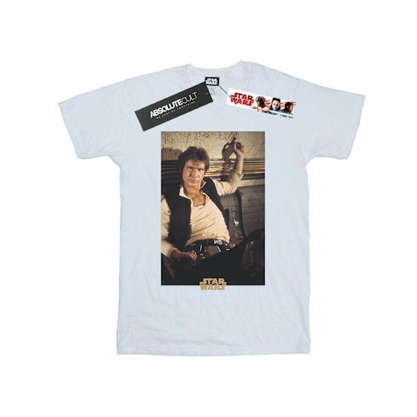 Star Wars Boys Han Solo Mos Eisley T-shirt 5-6 år Vit White 5-6 Years