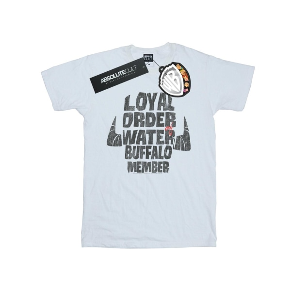 The Flintstones Herr Loyal Order Water Buffalo Medlem T-shirt 4 White 4XL