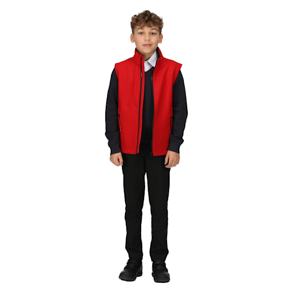 Regatta Professional Barn/Barn Softshell Reflexväst Classic Red/Black 3-4 Years