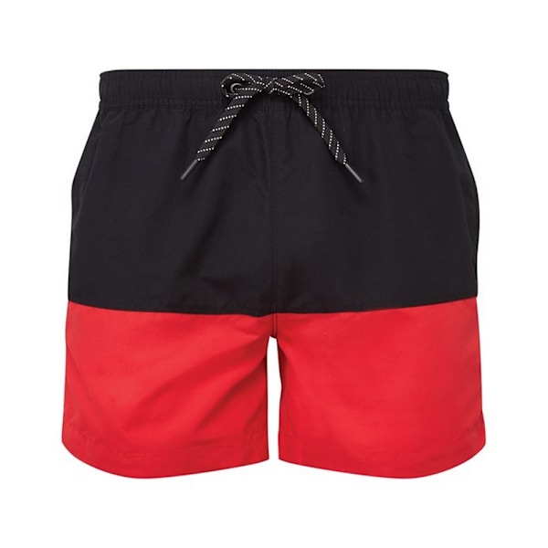 Asquith & Fox Badbyxor Herr M Svart/Röd Black/Red M