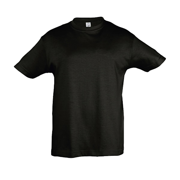 SOLS Kids Regent Kortärmad T-shirt 12 år Deep Black Deep Black 12yrs