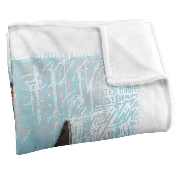 Looney Tunes Graffiti Bugs Bunny Filt En Storlek Flerfärgad Multicoloured One Size