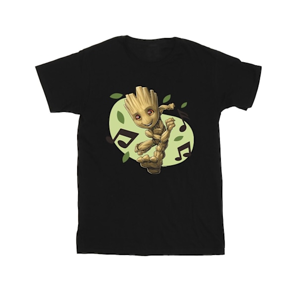 Marvel Herr Guardians Of The Galaxy Groot Musikaliska Noter T-Shirt Black 5XL