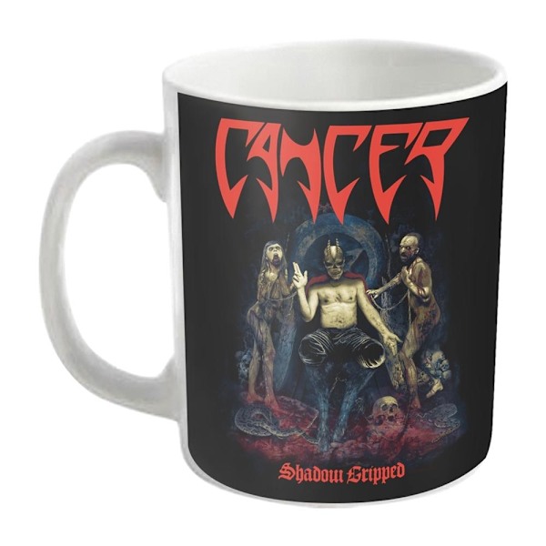 Cancer Shadow Gripped Mug One Size Vit White One Size