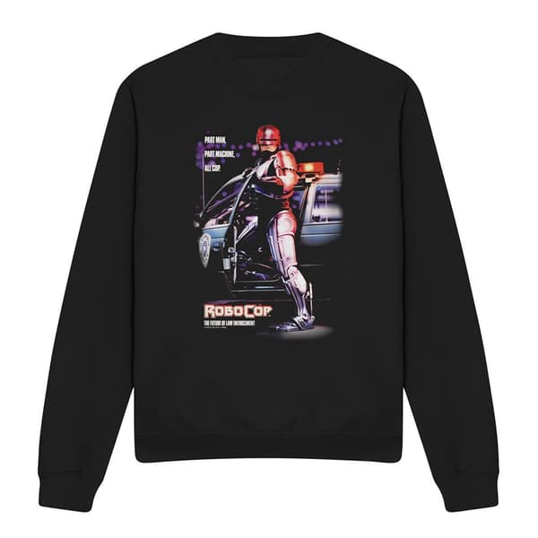Robocop Unisex Vuxen Affisch Sweatshirt M Svart Black M
