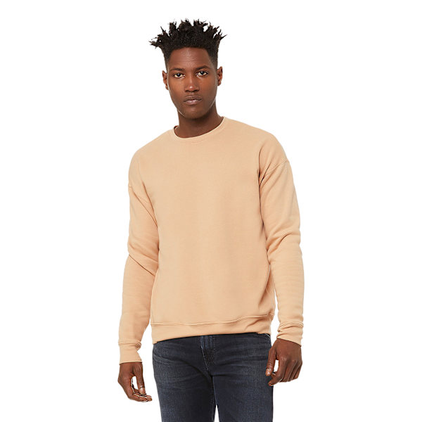 Bella + Canvas Unisex Vuxen Fleece Drop Shoulder Sweatshirt XS Heather Sand Dune XS