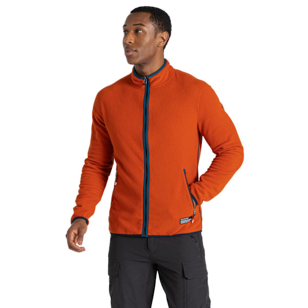 Craghoppers CO2 Renu Technology Fleecejacka för män M Carnelian/ Carnelian/Orange M