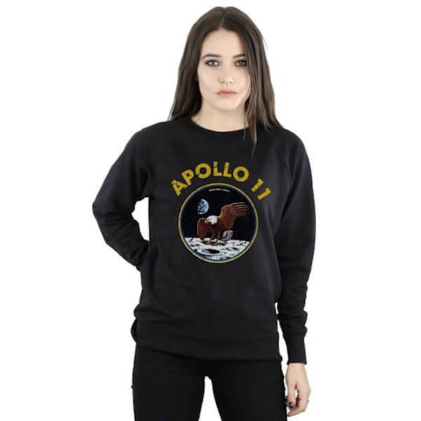 NASA Dam/Kvinnor Klassisk Apollo 11 Sweatshirt L Svart Black L