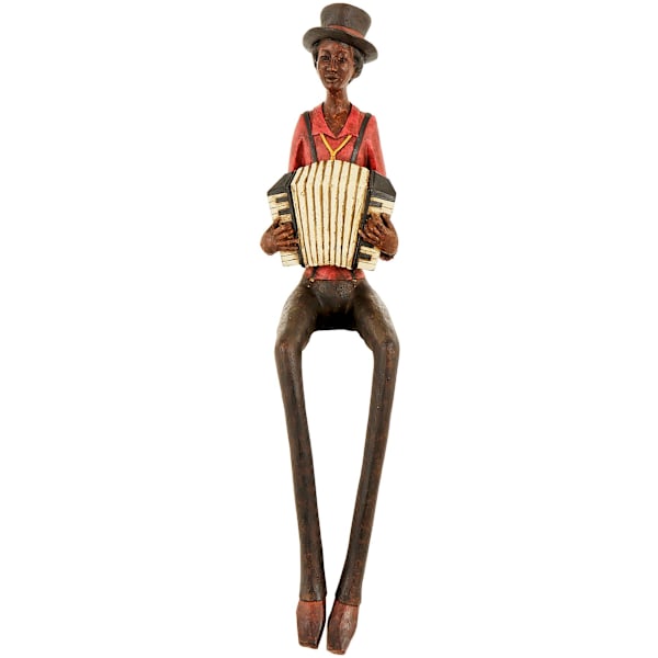 Hill Interiors Sittande Jazzband Dragspelare En Storlek Brun/Röd Brown/Red One Size