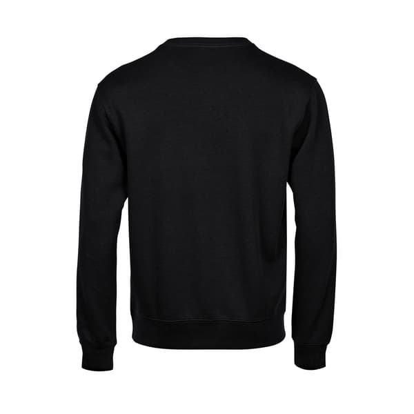 Tee Jays Herr Ribber Interlock Crew Neck Sweatshirt M Svart Black M
