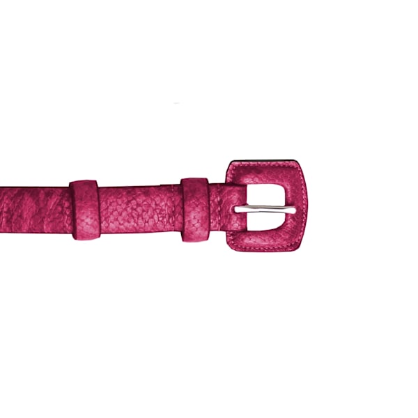 Eastern Counties Läder Dam/Dam Faux Snake Print Bälte 12 Fuchsia 12