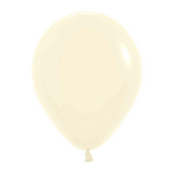Amscan Sempertex Pastel Matte Latex Ballonger (Förpackning om 100) En Yellow One Size