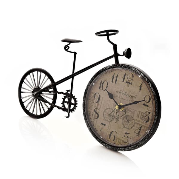 Hometime Mantel Clock - Penny Farthing One Size Svart Black One Size