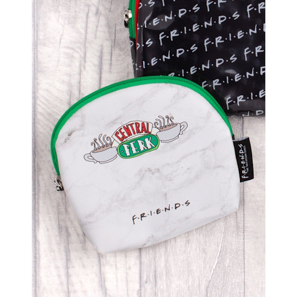 Friends Kosmetiska Väska Set (3-pack) One Size Svart/Vit/Grön Black/White/Green One Size