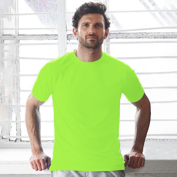 AWDis Cool Unisex Återvunnen T-shirt M Elektrisk Grön Electric Green M