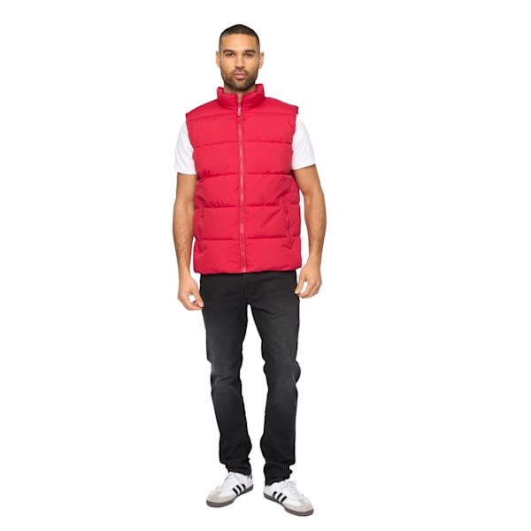 Bewley & Ritch Stanten Puffer Väst för Män XL Röd Red XL