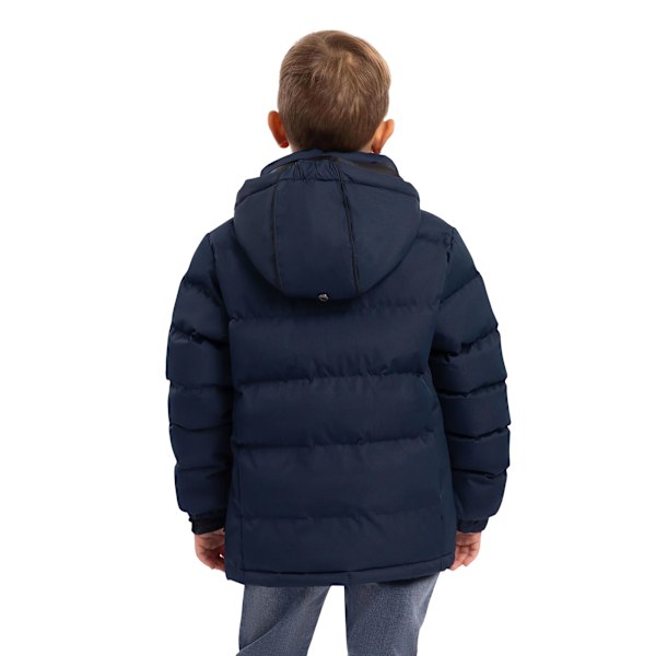 Trespass Boys Tuff Hooded Jacket 7/8 Marinblå Navy 7/8