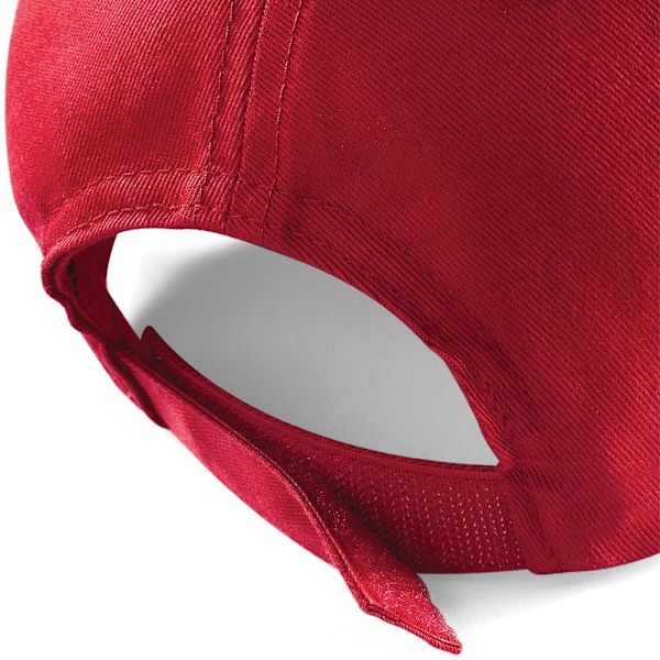 Beechfield Unisex Ultimate 5 Panel Baseball Cap (2-pack) One Classic Red One Size
