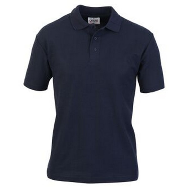 Casual Classic Mens Pique Polo XL Marinblå Navy XL