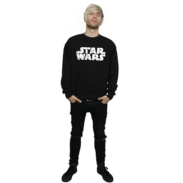 Star Wars Jultröja med logotyp för män, 3XL, svart Black 3XL