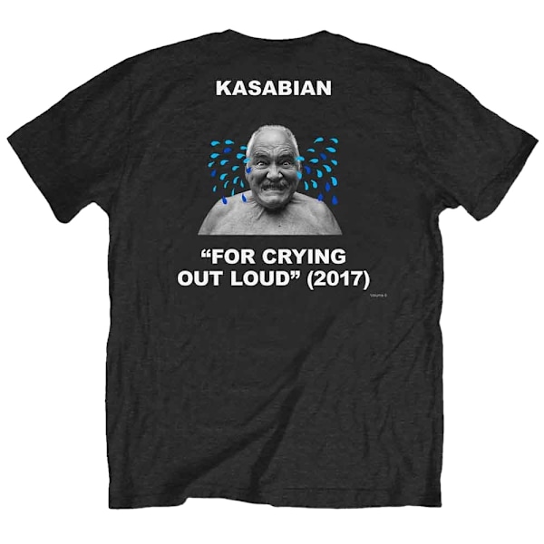 Kasabian Unisex Adult For Crying Out Loud Bomull T-shirt XL Svart Black XL