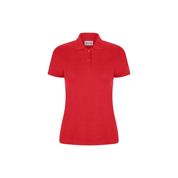 Casual Classic Dam/Dam Polo 2XL Röd Red 2XL