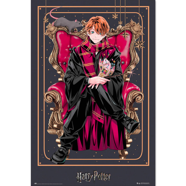 Harry Potter Dynasty Ron Poster One Size Röd/Svart/Brun Red/Black/Brown One Size