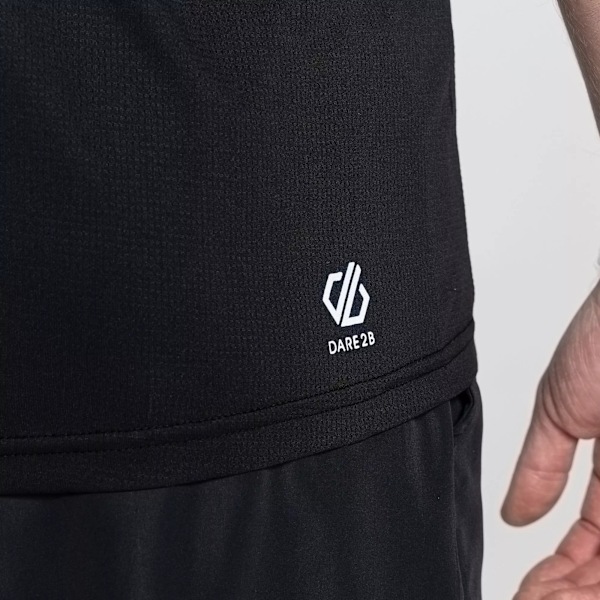 Dare 2B Accelerate Lättvikts T-shirt för Herrar L Svart Black L