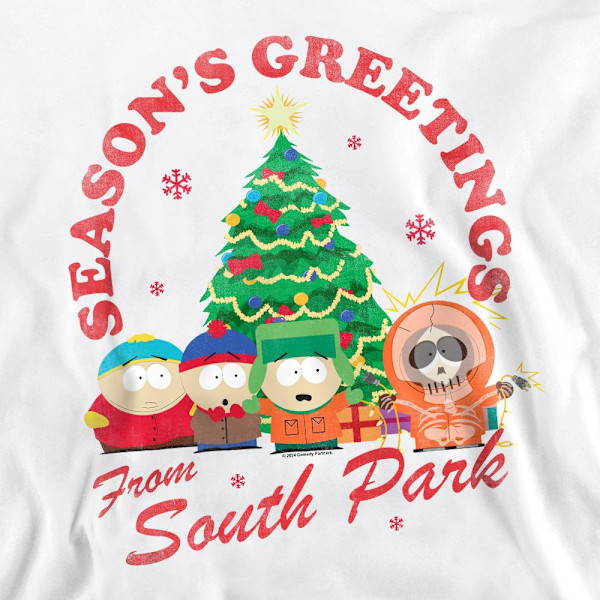 South Park Unisex Vuxen Grupp Jul Tröja M Vit White M