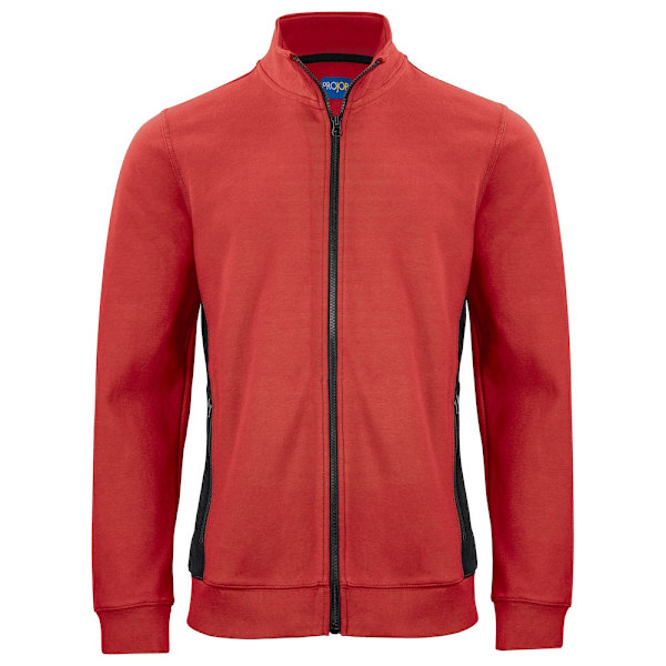 Projob Herr Sweatjacka M Röd Red M