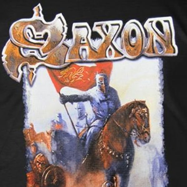 Saxon Unisex Vuxen Crusader T-shirt S Svart Black S