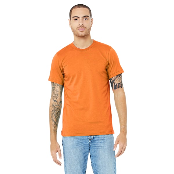Canvas Unisex Jersey Crew Neck T-Shirt / Herr T-shirt med korta ärmar Orange XS