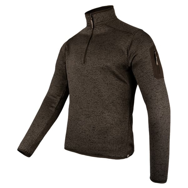Jack Pyke Herr Melange Quarter Zip Fleecetopp 3XL Brun Brown 3XL