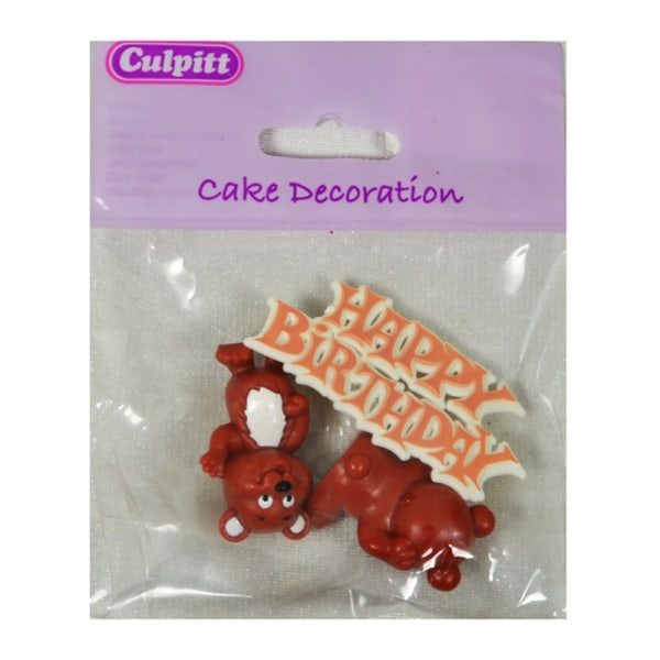 Culpitt Party Cake Toppers One Size Bear Bear One Size