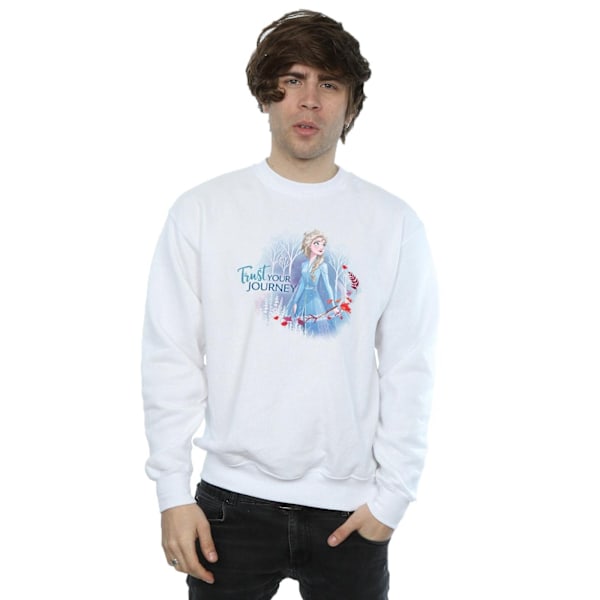 Disney Herr Frozen 2 Trust Your Journey Sweatshirt XXL Vit White XXL