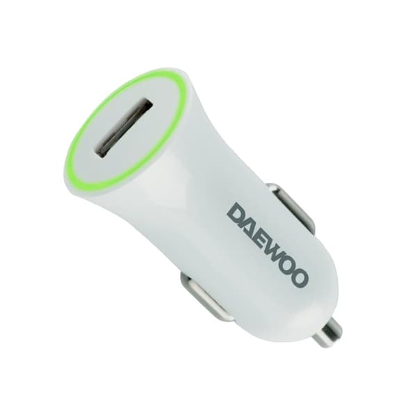 Daewoo USB-billaddare En Storlek Vit White One Size