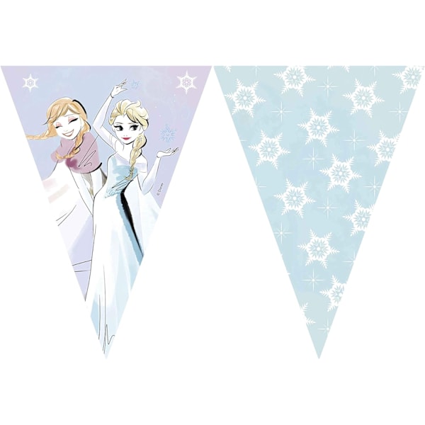 Frozen Sparkle Vimpel (Paket med 9) En Storlek Flerfärgad Multicoloured One Size