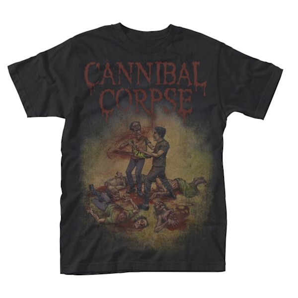 Cannibal Corpse Unisex Vuxen Motorsåg T-shirt S Svart Black S