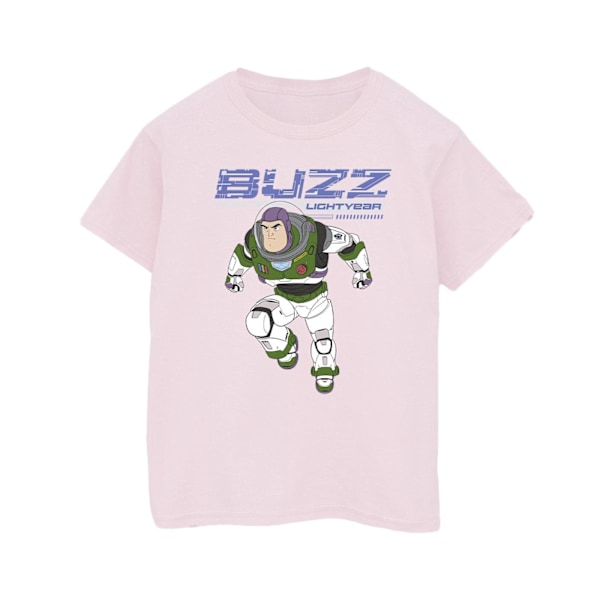 Disney Womens/Ladies Lightyear Buzz Jump To Action Bomull Boyfriend T-Shirt M Baby Pink Baby Pink M