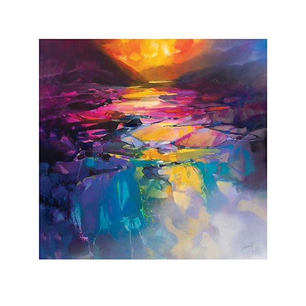 Scott Naismith Spectrum Valley Print 40cm x 40cm Multifärgad Multicoloured 40cm x 40cm