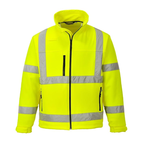 Portwest Herr Classic High-Vis Mjuk Skaljacka XL Gul Yellow XL