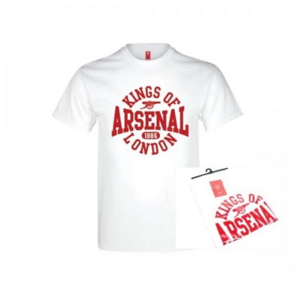 Arsenal FC Unisex Adult Kings Of London T-Shirt S Vit/Röd White/Red S