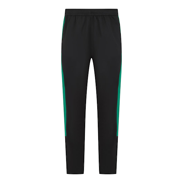 Finden & Hales Unisex Vuxen Träningsbyxor 4XL Svart/Smaragdgrön Black/Emerald 4XL