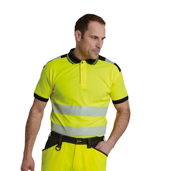 Portwest Unisex Hi-Vis Poloskjorta 3XL Gul/Svart Yellow/Black 3XL